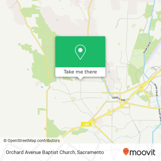 Mapa de Orchard Avenue Baptist Church