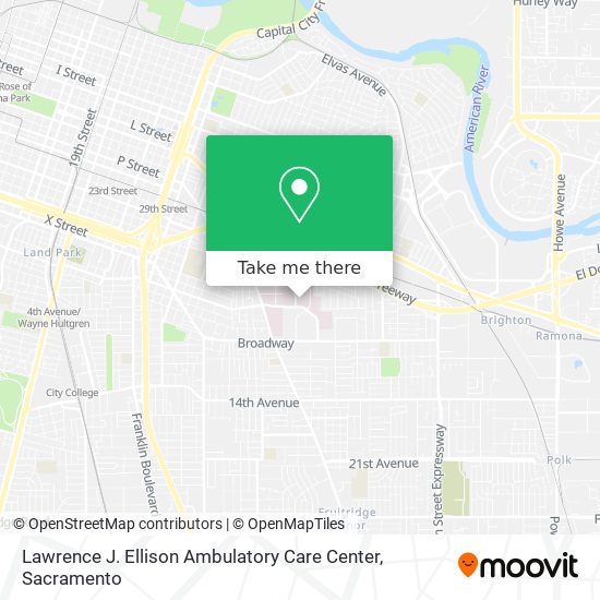 Lawrence J. Ellison Ambulatory Care Center map