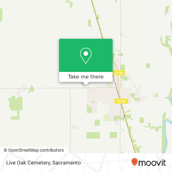 Mapa de Live Oak Cemetery