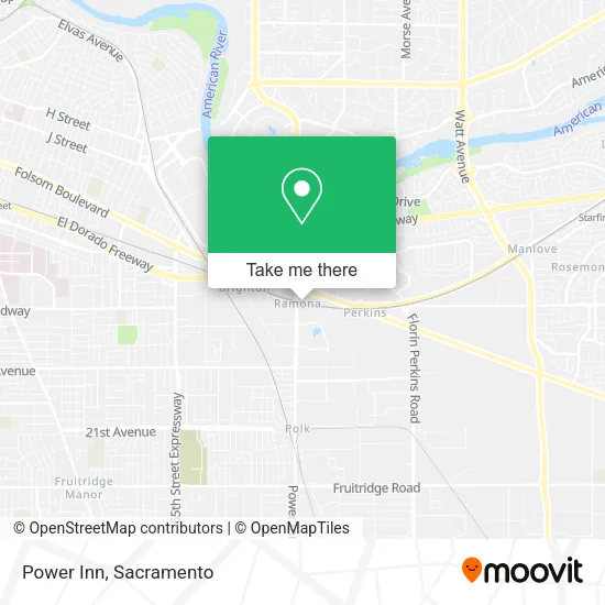 Mapa de Power Inn
