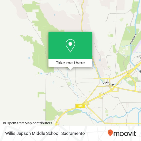 Mapa de Willis Jepson Middle School