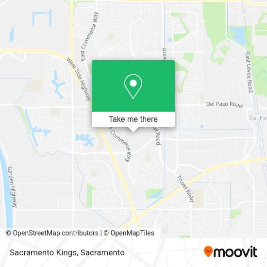 Mapa de Sacramento Kings