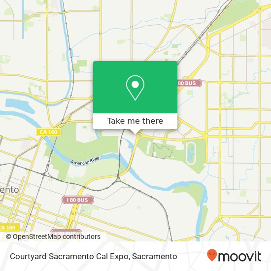 Mapa de Courtyard Sacramento Cal Expo
