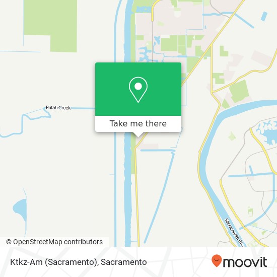 Mapa de Ktkz-Am (Sacramento)