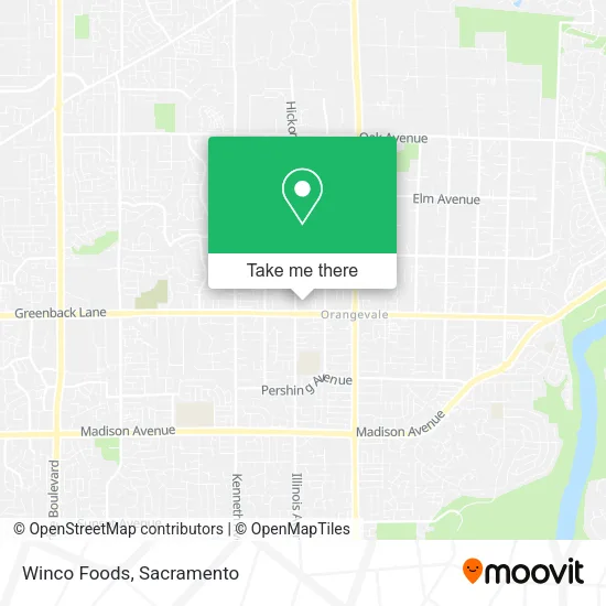Mapa de Winco Foods
