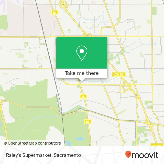 Mapa de Raley's Supermarket