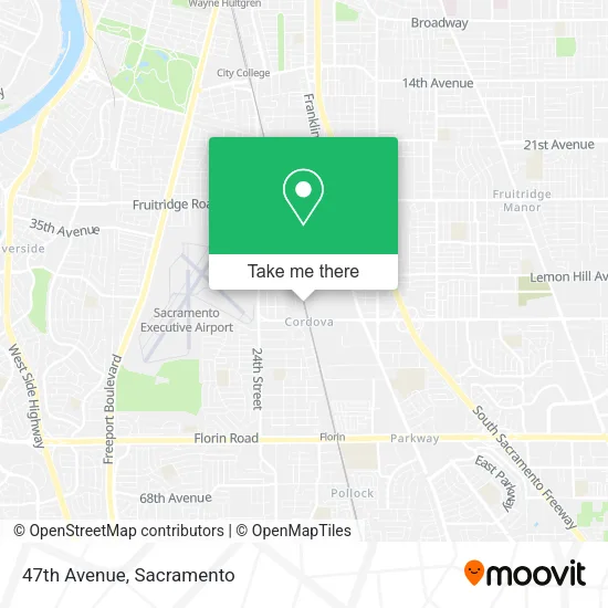 47th Avenue map