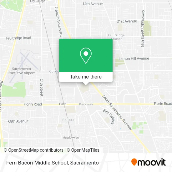 Mapa de Fern Bacon Middle School