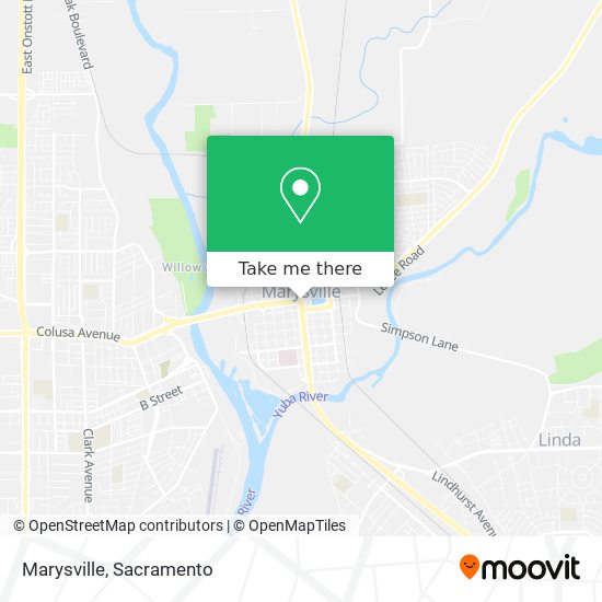 mapa de marysville ca