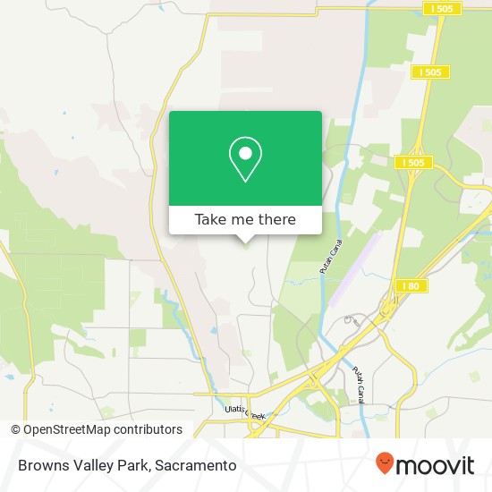 Mapa de Browns Valley Park