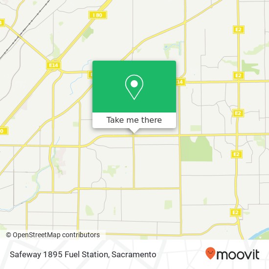 Mapa de Safeway 1895 Fuel Station