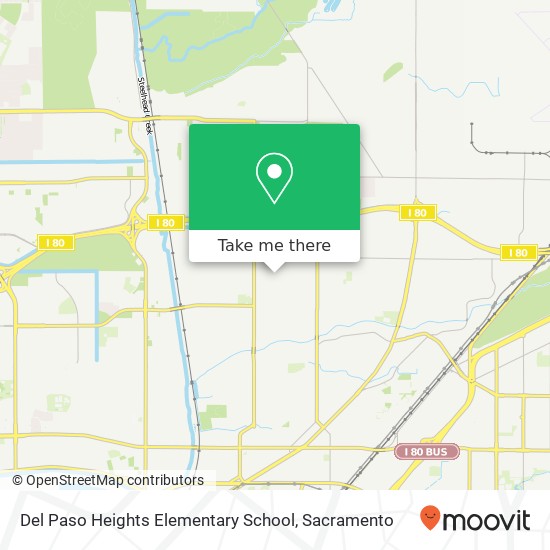 Mapa de Del Paso Heights Elementary School