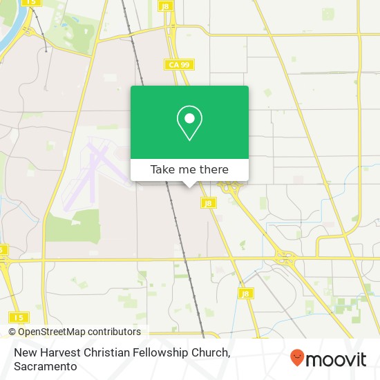 Mapa de New Harvest Christian Fellowship Church
