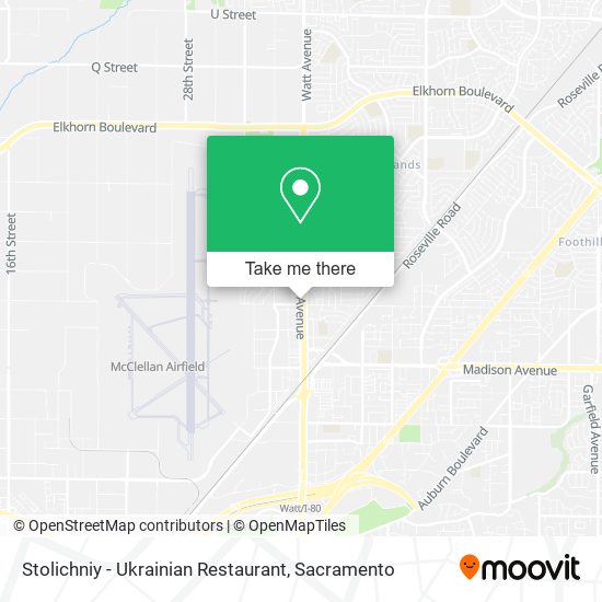 Mapa de Stolichniy - Ukrainian Restaurant