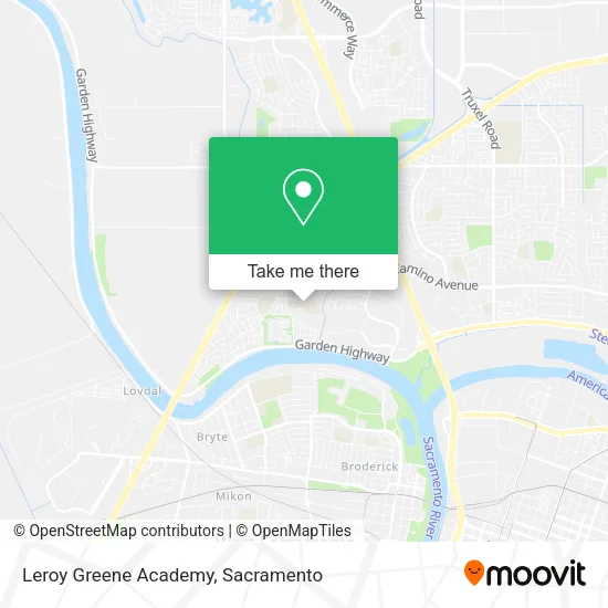 Mapa de Leroy Greene Academy