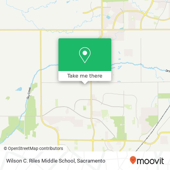 Mapa de Wilson C. Riles Middle School