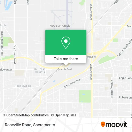 Mapa de Roseville Road
