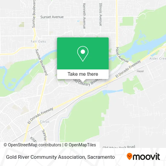 Mapa de Gold River Community Association