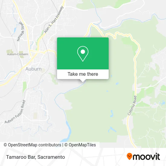 Tamaroo Bar map