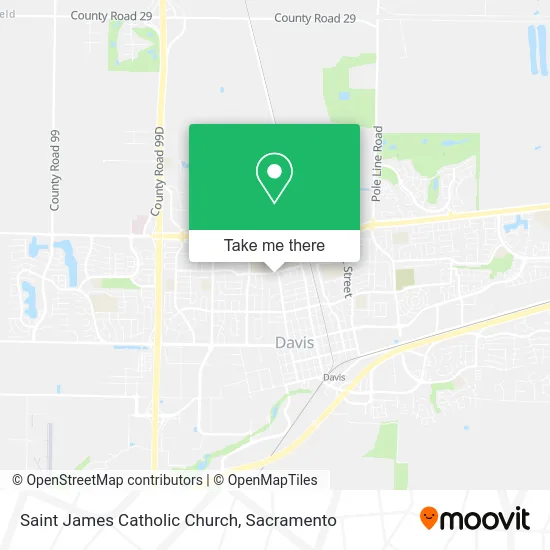 Saint James Catholic Church map