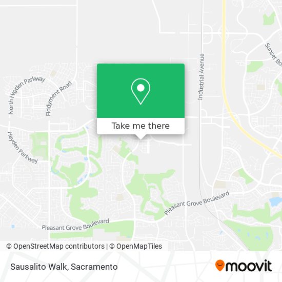 Sausalito Walk map