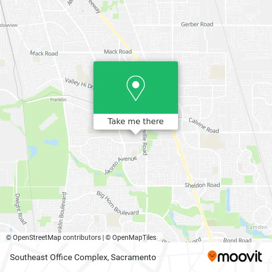 Southeast Office Complex map