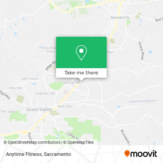 Anytime Fitness map