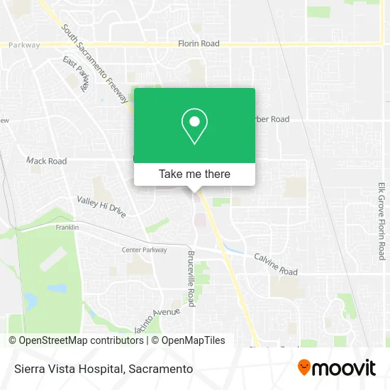 Sierra Vista Hospital map