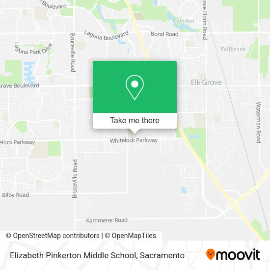 Mapa de Elizabeth Pinkerton Middle School