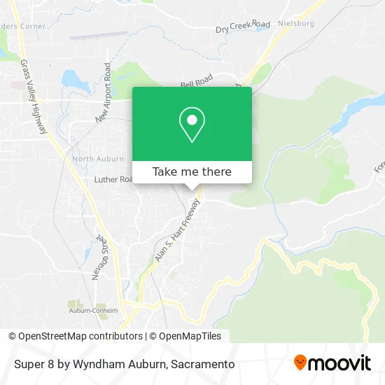 Mapa de Super 8 by Wyndham Auburn