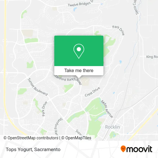 Mapa de Tops Yogurt