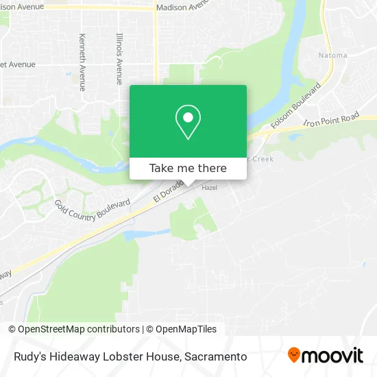 Mapa de Rudy's Hideaway Lobster House