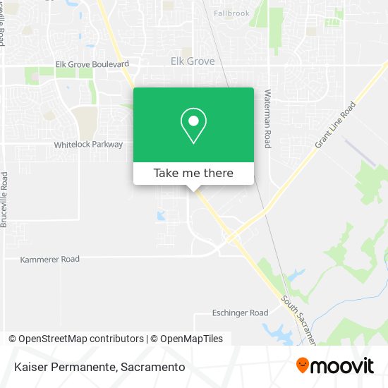 Kaiser Permanente map