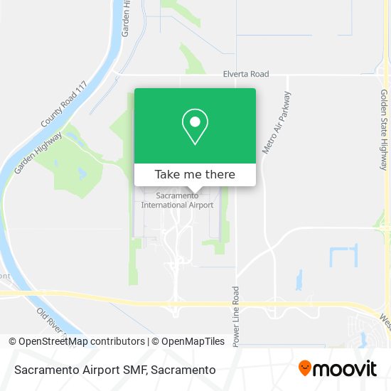 Sacramento Airport SMF map
