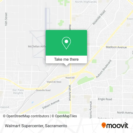 Walmart Supercenter map
