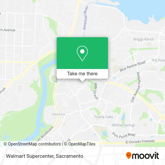 Mapa de Walmart Supercenter