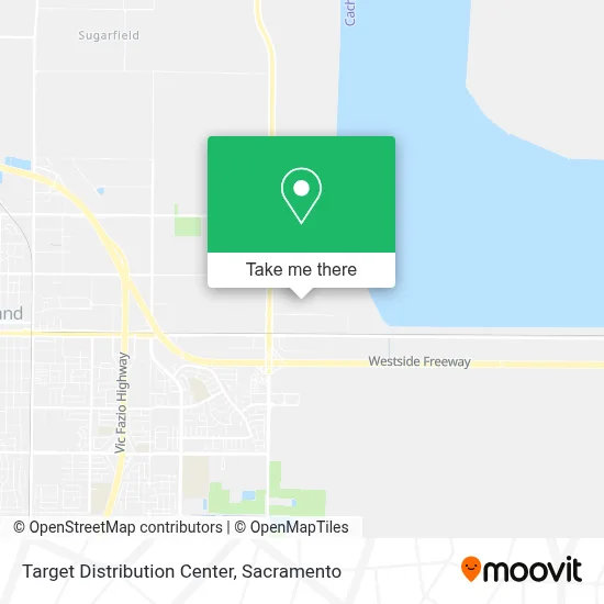 Target Distribution Center map