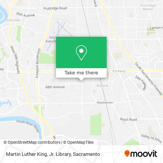 Mapa de Martin Luther King, Jr. Library