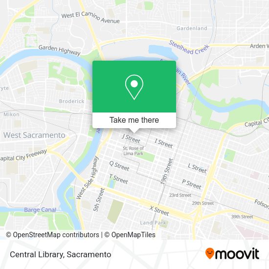 Central Library map