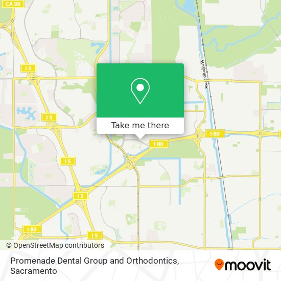 Promenade Dental Group and Orthodontics map