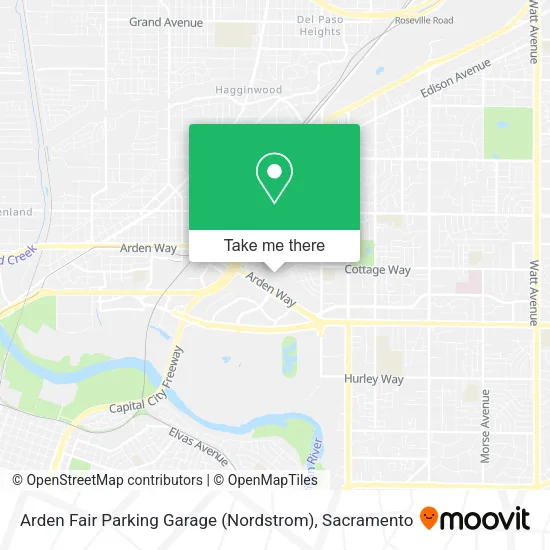 Mapa de Arden Fair Parking Garage (Nordstrom)