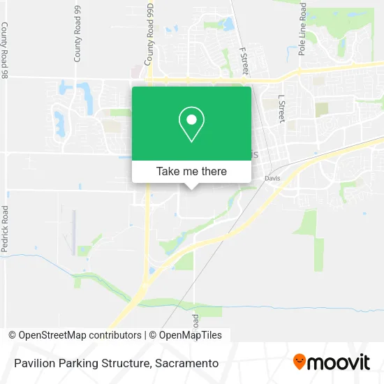 Mapa de Pavilion Parking Structure