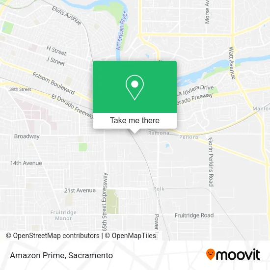 Mapa de Amazon Prime