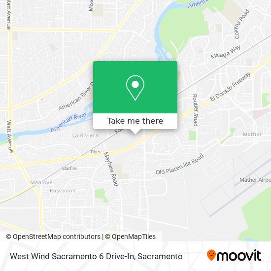 Mapa de West Wind Sacramento 6 Drive-In