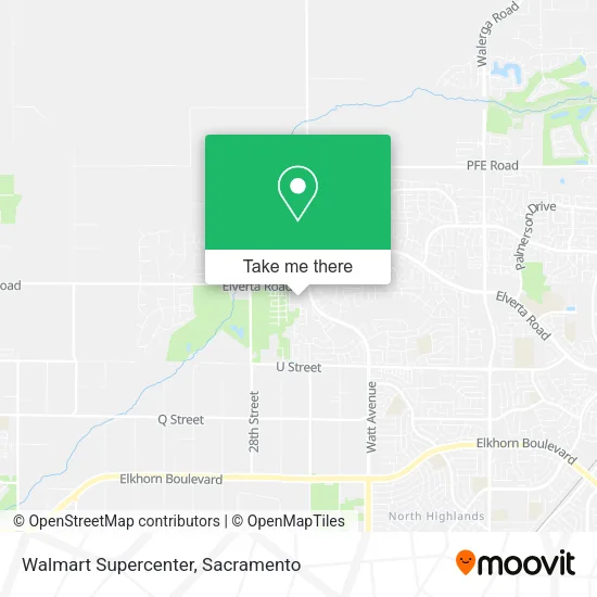 Walmart Supercenter map
