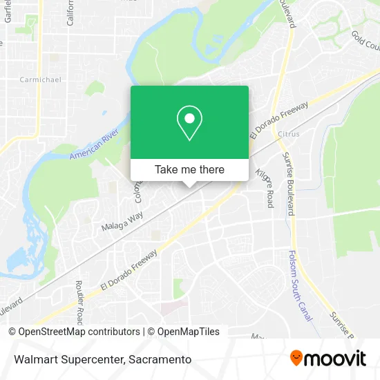 Walmart Supercenter map
