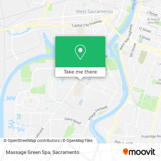 Massage Green Spa map