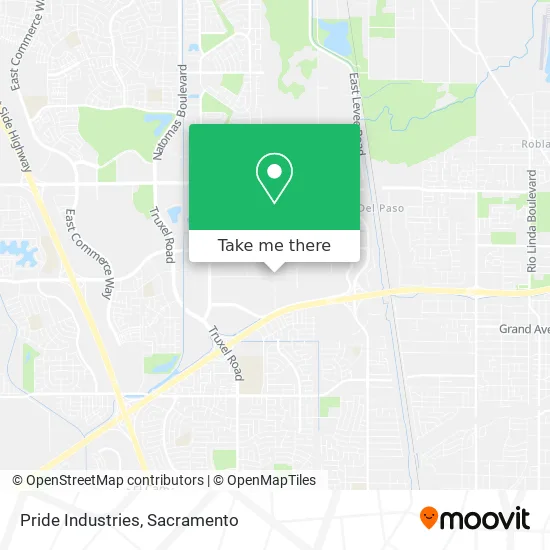 Pride Industries map