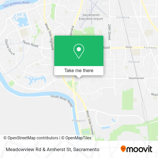 Mapa de Meadowview Rd & Amherst St
