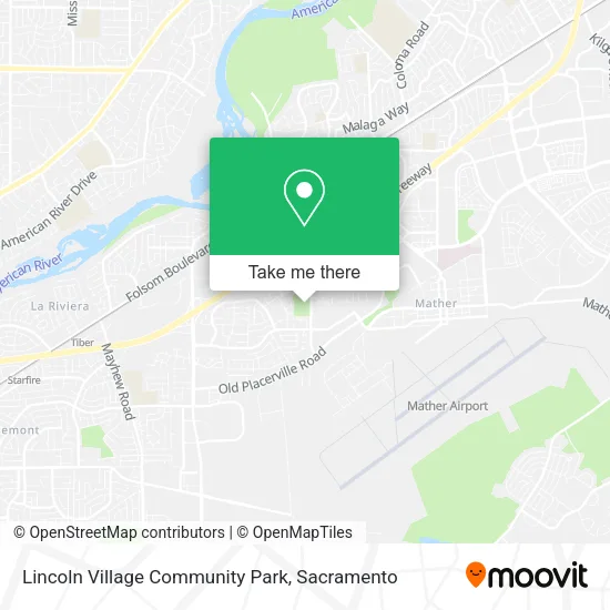 Lincoln Village Community Park map